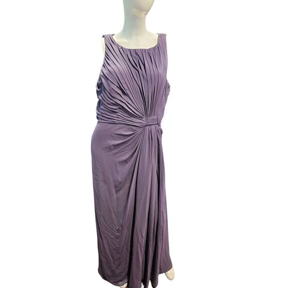 Alex Evenings Dresses & Skirts - Alex Evenings Purple Chiffon Pleat Maxi Gown Size 16 New With Tags Formal Prom W